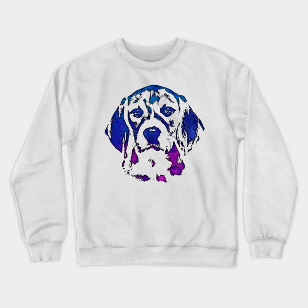 Beagle dog Crewneck Sweatshirt by Nartissima